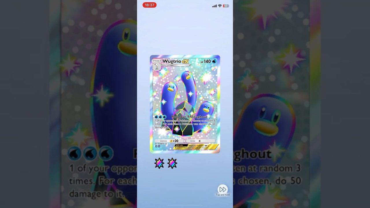 Wugtrio EX Full Art Alt Shiny from Shining Revelry 