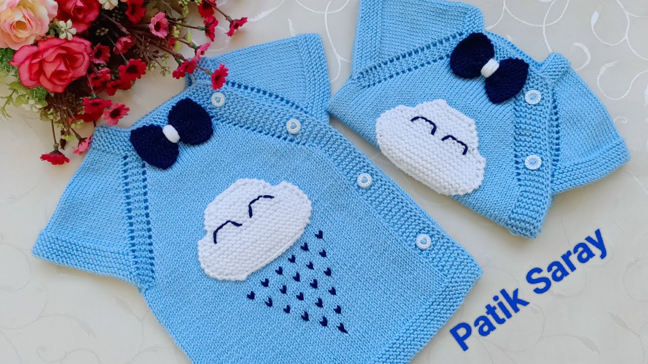 ✨BULUTLU YELEK MODELİ✨1Yaş bebekler için (Detaylı Anlatım)