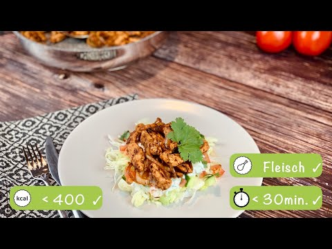 Dönersalat / hCG-Diät - Strenge Phase / Rezept unter 30 Min. / unter 400 kcal