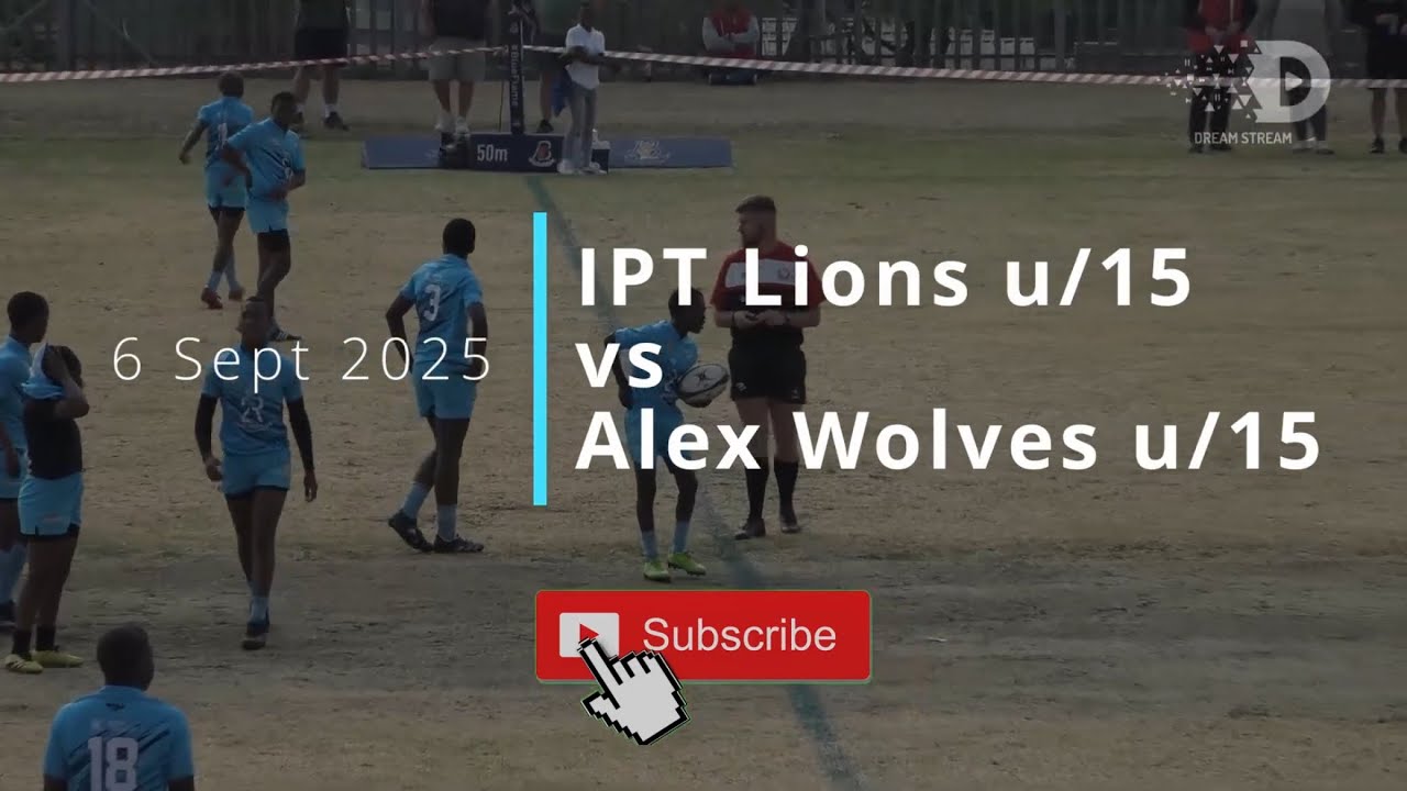 IPT Lions u/15 vs Alex Wolves u/15 6 Sept 2025 - YouTube