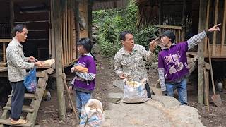 To survive, the woman had to rely on Hoang's help when she couldn't appear in crowded places.