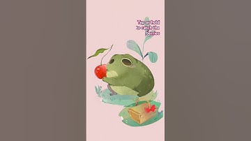 #frog #froglover #frogartist #animation #procreate #2danimation #chill #happyfrog #illustration