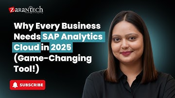 Why Every Business Needs SAP Analytics Cloud in 2025 (Game-Changing Tool!) | ZaranTech