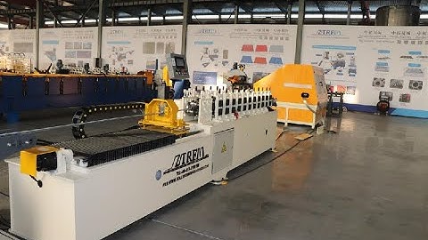 [ZHONGTUO]Single-Leg Resilient Channel rolling machine mounting flange rolling forming machine