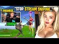 I played with TFue's GIRLFRIEND and she confronted me for STREAM SNIPING... (Corinna Kopf)