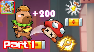 Super Capybara Adventure - Walkthrough Part 1 [Gameplay 2024] (Android)