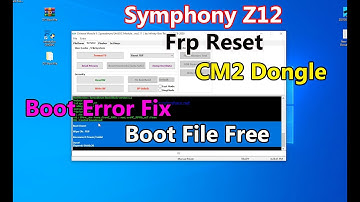 SYMPHONY Z12 FRP RESET BY CM2 DONGLE 1000% WORKING
