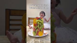 We Made a Cake Out of Watermelon 🍉😱