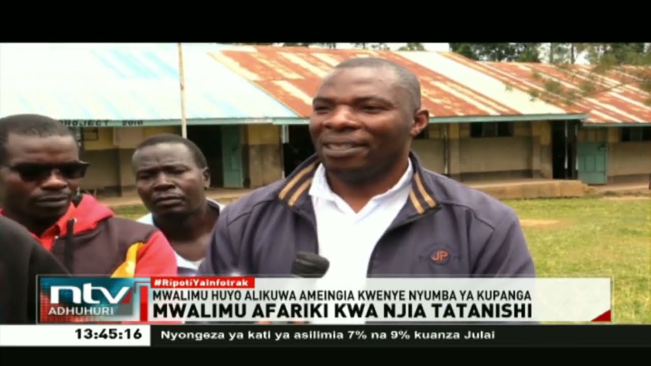 Kakamega: Mwalimu mkuu Navakholo apatikana amefariki katika nyumba ya kupanga