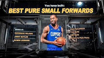 NBA 2K21 BEST PURE SMALL FORWARD BUILDS - ALL 50+ BADGE BUILDS - BEASTLY SMALL FORWARD BUILDS!