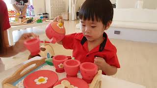 Babble space kids cafe ||ไตเติ้ลออนทัวร์|พ่อตั๋น แม่พิ้งค์ น้องไตเติ้ล