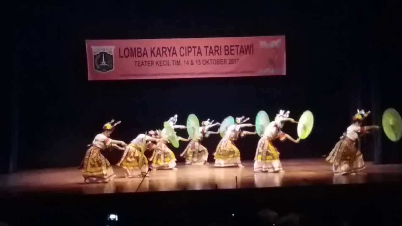 Kembang Dare Lomba Karya Cipta Tari Betawi 2017 YouTube