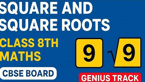 Exercise 4.1 | Square and Square Root | Very Imp Ques | Class 8 Maths | CBSE/UP Board | GENIUS Track