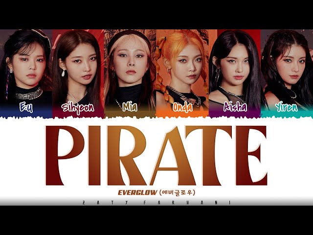 EVERGLOW (에버글로우) - 'PIRATE' Lyrics [Color Coded_Han_Rom_Eng] class=