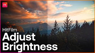 How to Adjust Brightness in HitFilm | Content Creation