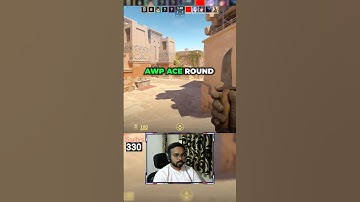 1 vs 5 ACE with AWP in Anubis| #cs2 #cs2gameplay #boomslanggaming