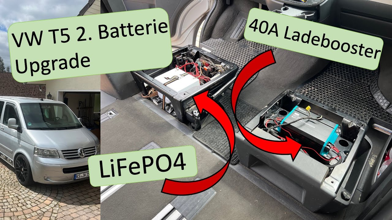 vw t5 batterie wieviel ah