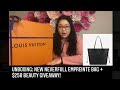 Unboxing New Louis Vuitton Neverfull MM in Empreinte Leather + $250 Beauty Giveaway!