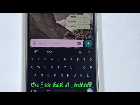 How to write bold , italic and strike- through on whatsapp !whatsapp hacks