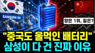 "이건 돈이 안 됩니다" 값싼 물량으로 배터리 95%를 삼킨 중국을, 삼성SDI가 '고체 한 장'으로 넘으려는 진짜 이유
