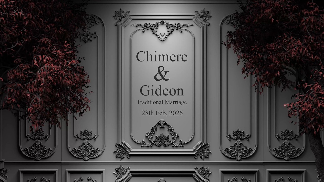 CHIMERE AND GIDEON TRADITIONAL MARRIAGE