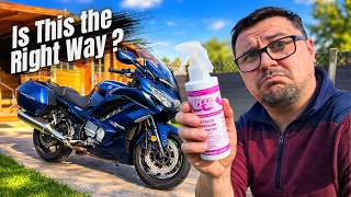 Applying ACF50 to my Yamaha FJR1300 motorcycle! Hoping is the right way?
