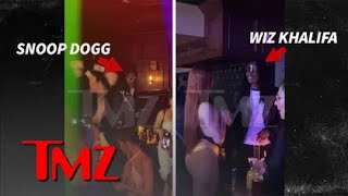 Snoop Dogg, Wiz Khalifa, DJ Quik Party At Wife's Strip Club Opening