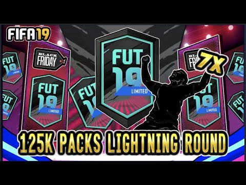 7x BLACK FRIDAY WALKOUTS! 125K ULTIMATE PACK OPENING! | FIFA 19 UT