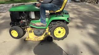 John Deere 445 All wheel steer lawn mower