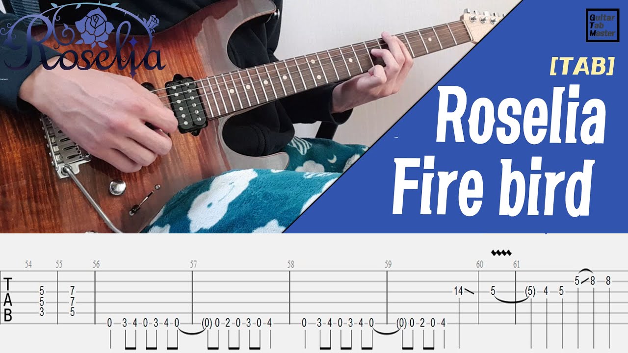 TAB Roselia   FIRE BIRD Guitar Cover