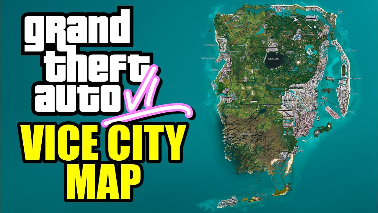 GTA 6 NEWS on X: GTA 6 map predicted to look like this according