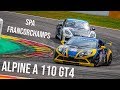 MA PREMIÈRE COURSE EN ALPINE A 110 GT4 !!! | A SPA FRANCORCHAMPS !