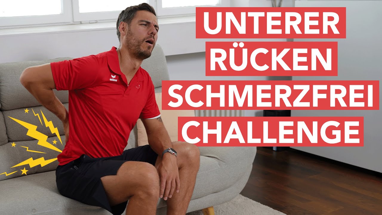 Schmerzfrei im unteren Rücken – Machst du mit? 21 Tage nur 10 Minuten täglich.
