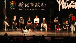 Bboy 1on1 Best 16 7 Dol（KR） vs Black Maid（TH）| 20151101 New Taipei BBoycity Final