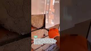 Satisfying Brick Removal Technique Without Damaging Tiles