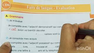 faits de langue_évaluation Pour communiquer en français 4 AEP page 203
