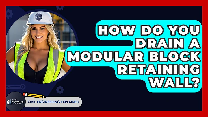 How Do You Drain A Modular Block Retaining Wall? - Civil Engineering Explained