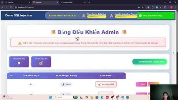 Xây dựng hệ thống mô phỏng cuộc tấn công đánh cắp dữ liệu trong Database (SQL Injection) - Phần 1