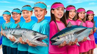 Download Lagu BOYS vs GIRLS FISHING Challenge! MP3 Download Lagu BOYS vs GIRLS FISHING Challenge! MP3