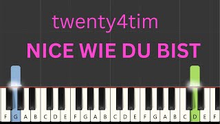 twenty4tim- Nice wie du bist (Easy Piano Tutorial)