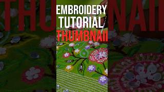 EMBROIDERY DESIGN AND FOR TUTORIAL THUMBNAIL #viralvideo #beautiful #like #subscribe