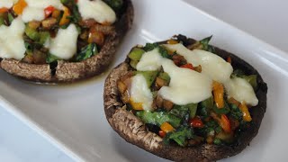 Stuffed Portobello Mushroom | Healthy Recipe