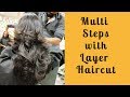 Multi steps with layer haircut 2018(Advance)