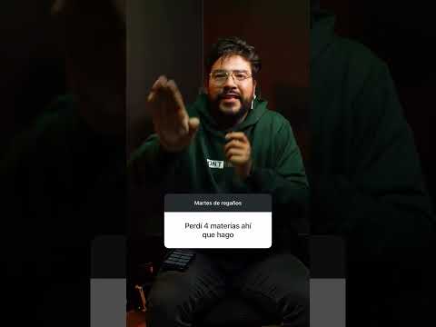 Perdí 4 Materias