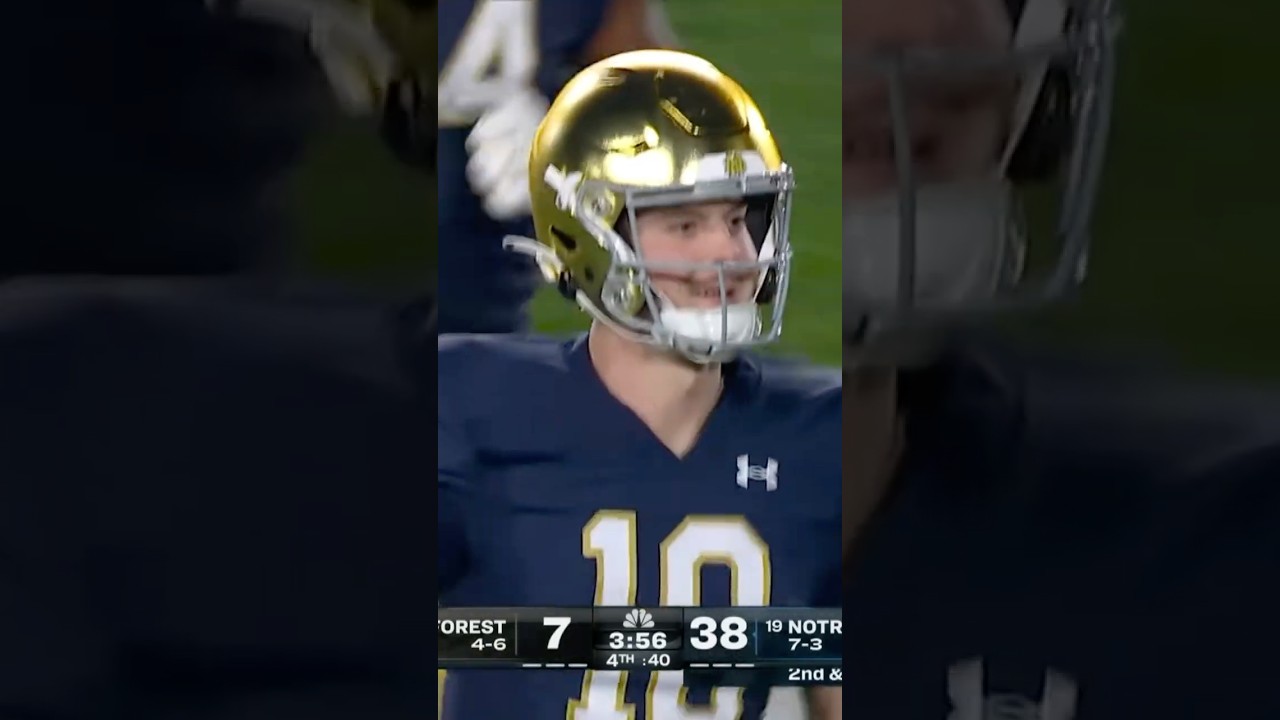 Steve Angeli Notre Dame Highlights 