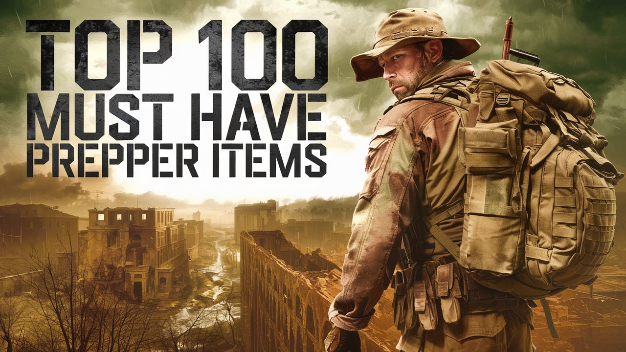 Top 100 Must Have Prepper Items For A Societal Collapse - YouTube