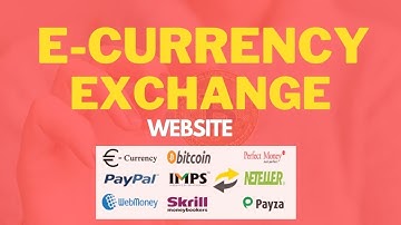 HOW TO CREATE E CURRENCY EXCHANGE WEBSITE | E CURRENCY ECHANGE SCRIPT