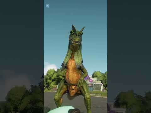 Dilophosaurus With Terrifying Attacks And Sounds Jurassic World Evolution 2