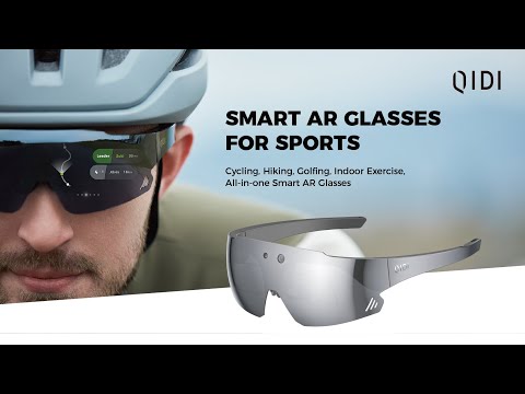QIDI-Vida  Smart AR Glasses for Sports，cycling，hiking，golfing，indoor exercise All-in-one Glasses