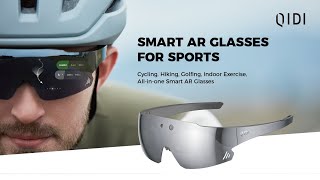 QIDIVida  Smart AR Glasses for Sportscyclinghikinggolfingindoor exercise Allinone Glasses